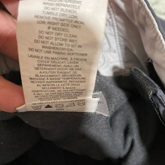 Columbia men’s ski snow pants easy on off gray blue size large Omni shield - Picture 12 of 16